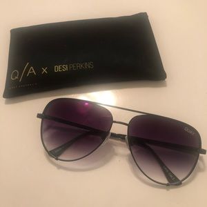Quay Australia Desi Perkins High Key Sunglasses